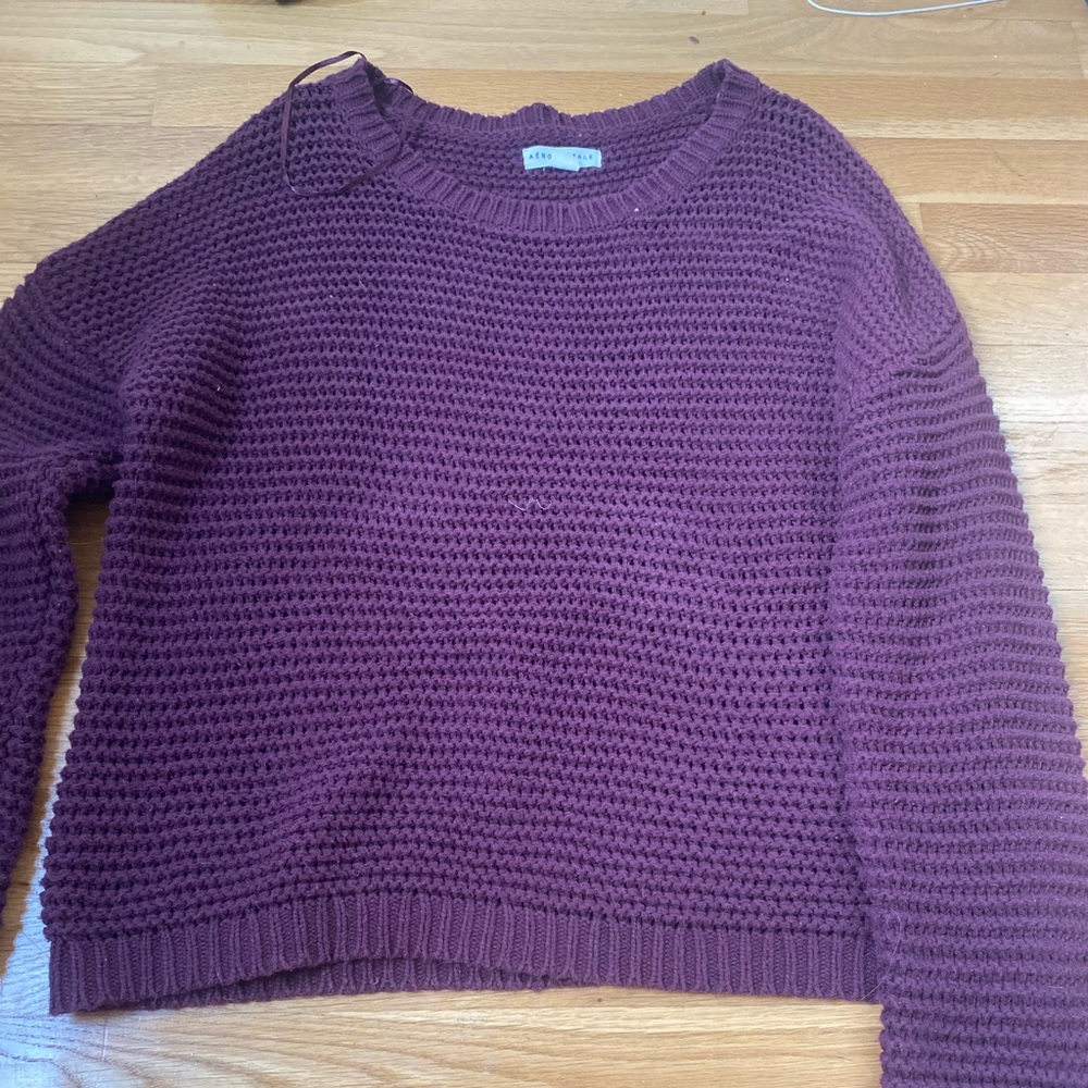 Aeropostale purple sweater
